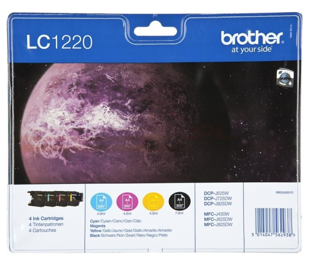 BROTHER LC1220VALBP CMYK - 123297 - zdjęcie 3